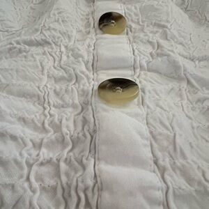 Style Envy White Blouse with Button Detail